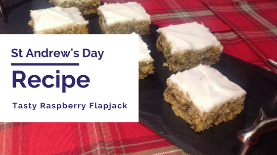 Flapjack recipe for St Andrews Day