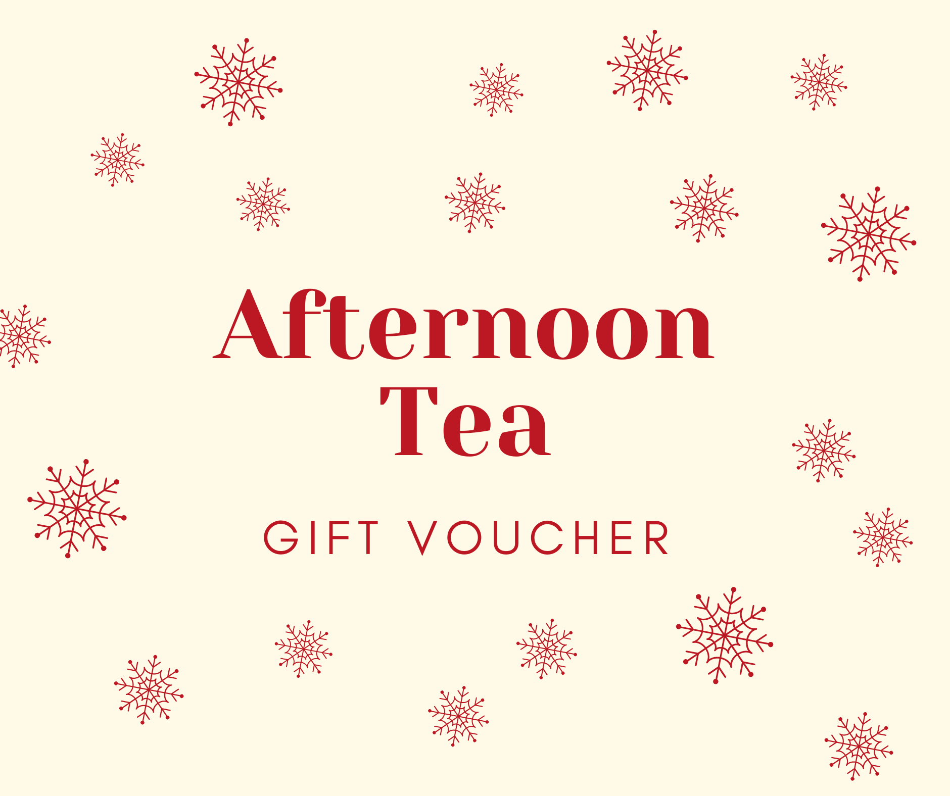 Afternoon Tea Christmas Gift Voucher Abbey Cottage Tearoom
