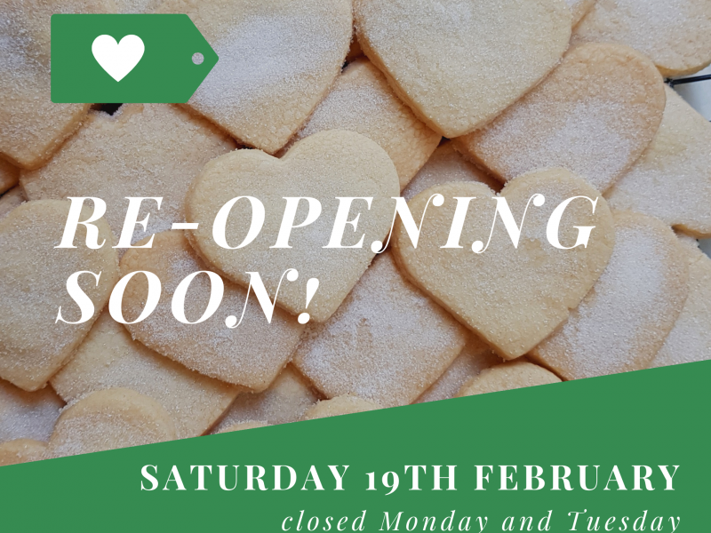 tearoom reopening February 2022